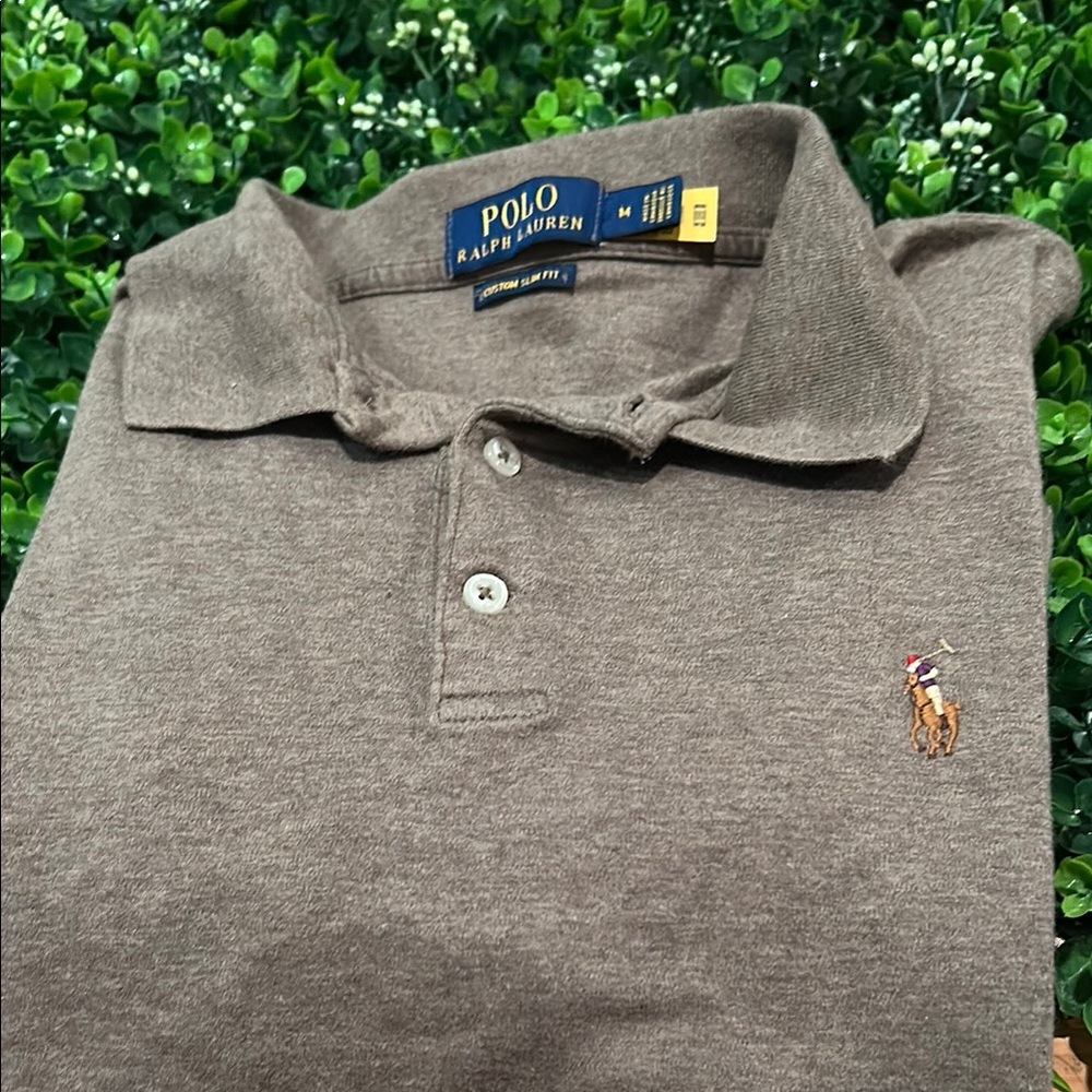 Polo by Ralph Lauren Brown Piqué Polo Shirt